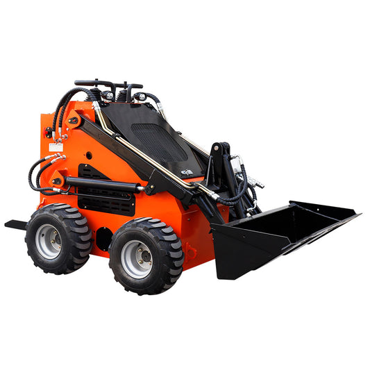 MS380L 22 HP, 800 Kg Mini Stand On Skid Steer Wheel Loader