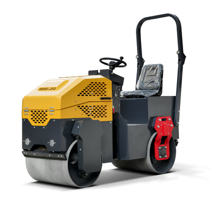 MS1000 Rato Engine 1.0 ton Fully Hydraulic Road Roller, Hydraulic Vibrating, Double Steel Wheel