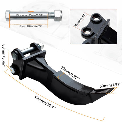 MMS Accessories Ripper, Single Hook Backhoe, Attachment for Mini Excavator Digger