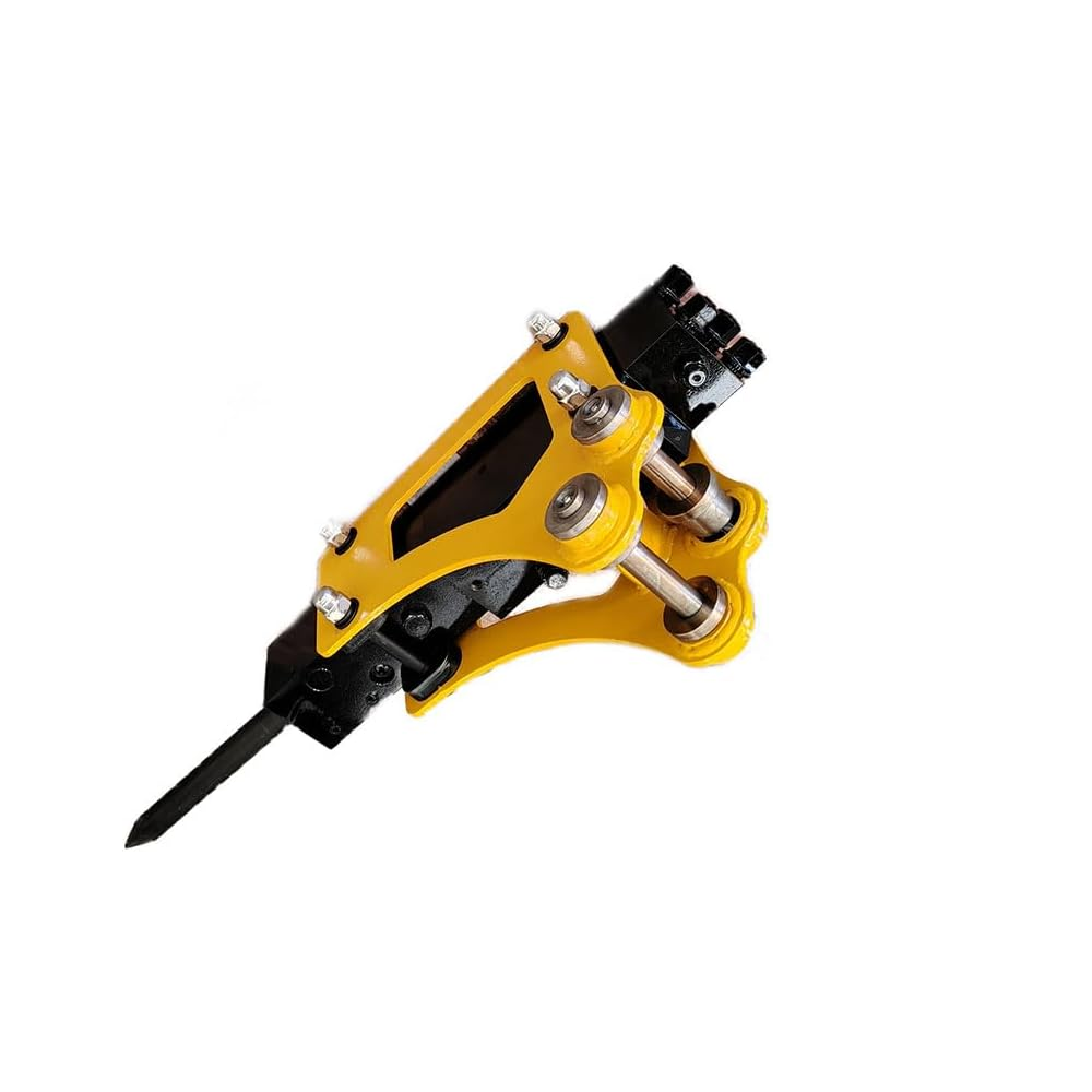 MMS Hammer Breaker, Hydraulic Concrete Breaking, Rock Chiseling, Powerful Drilling Tool for 0.8-1 Ton Mini Excavator